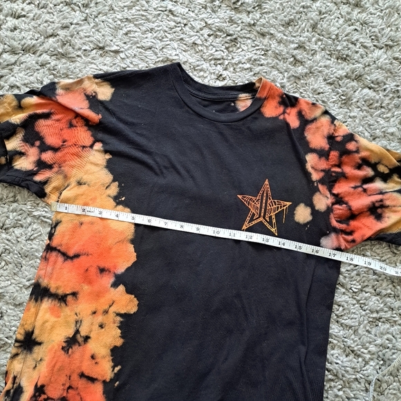 Jeffree Star | Black & orange tie dye logo shirt 2020 Halloween exclusive - Picture 6 of 9